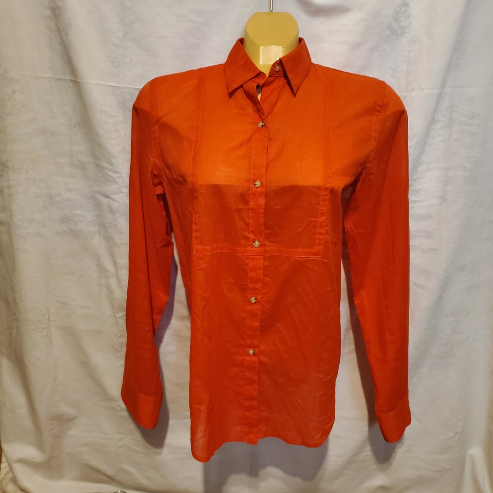 Ralph Lauren Bold Orange Shirt